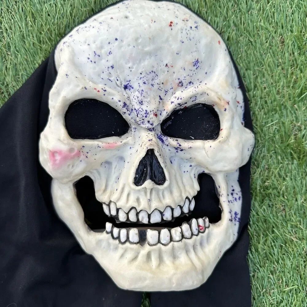 Vintage‎ Easter Unlimited Skull Mask Grim Reaper Halloween
